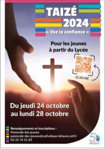 Séjour à Taizé du jeudi 24 octobre au lundi 28 octobre 2024